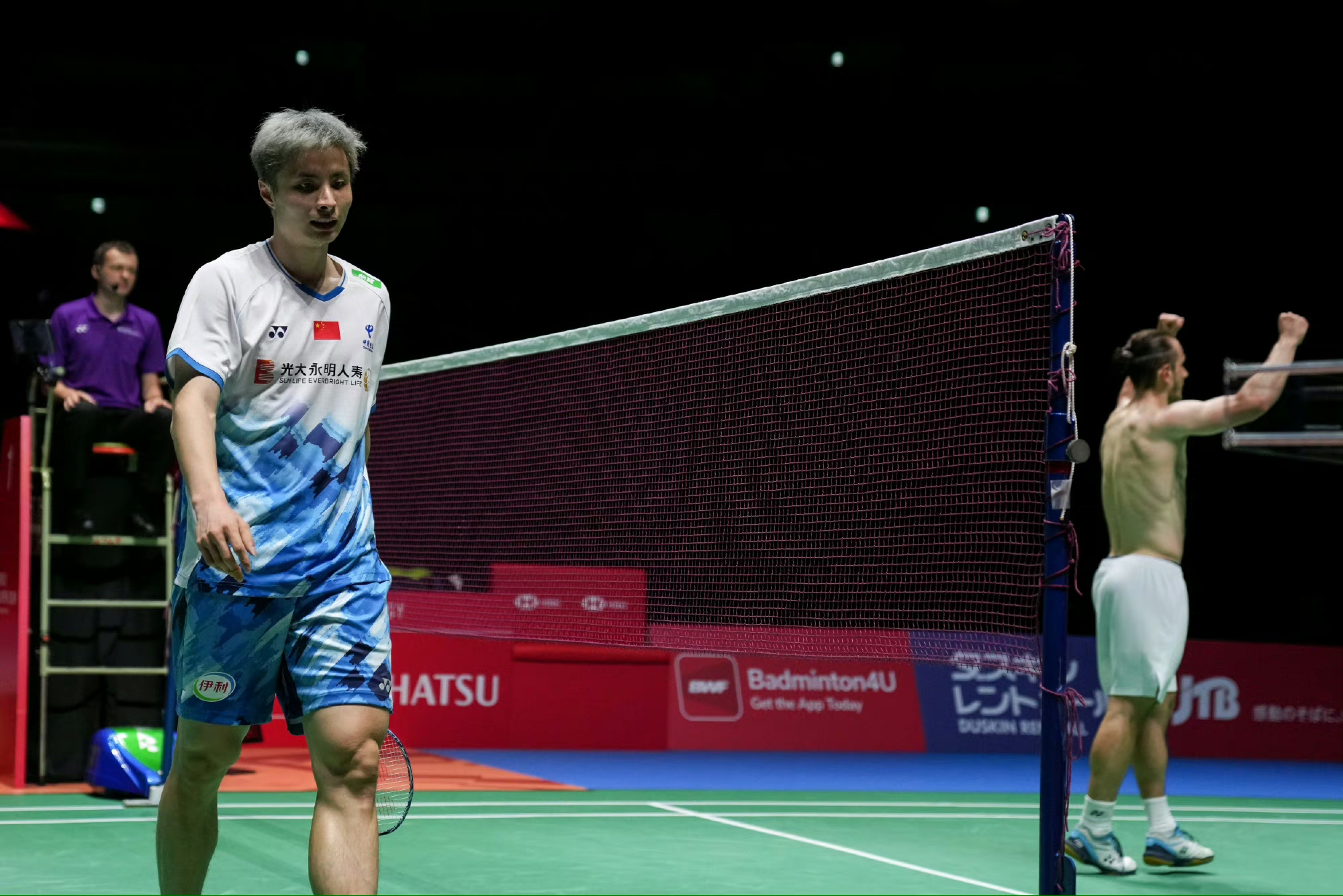 日本队横扫马来西亚队，石宇奇扛起全队